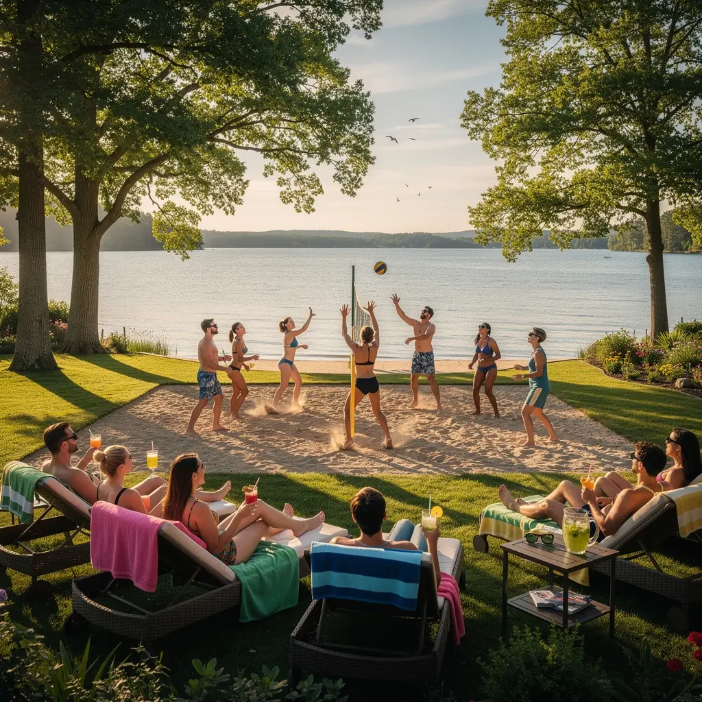 Panoramablick auf die Alpenlandschaft von der Villa aus.